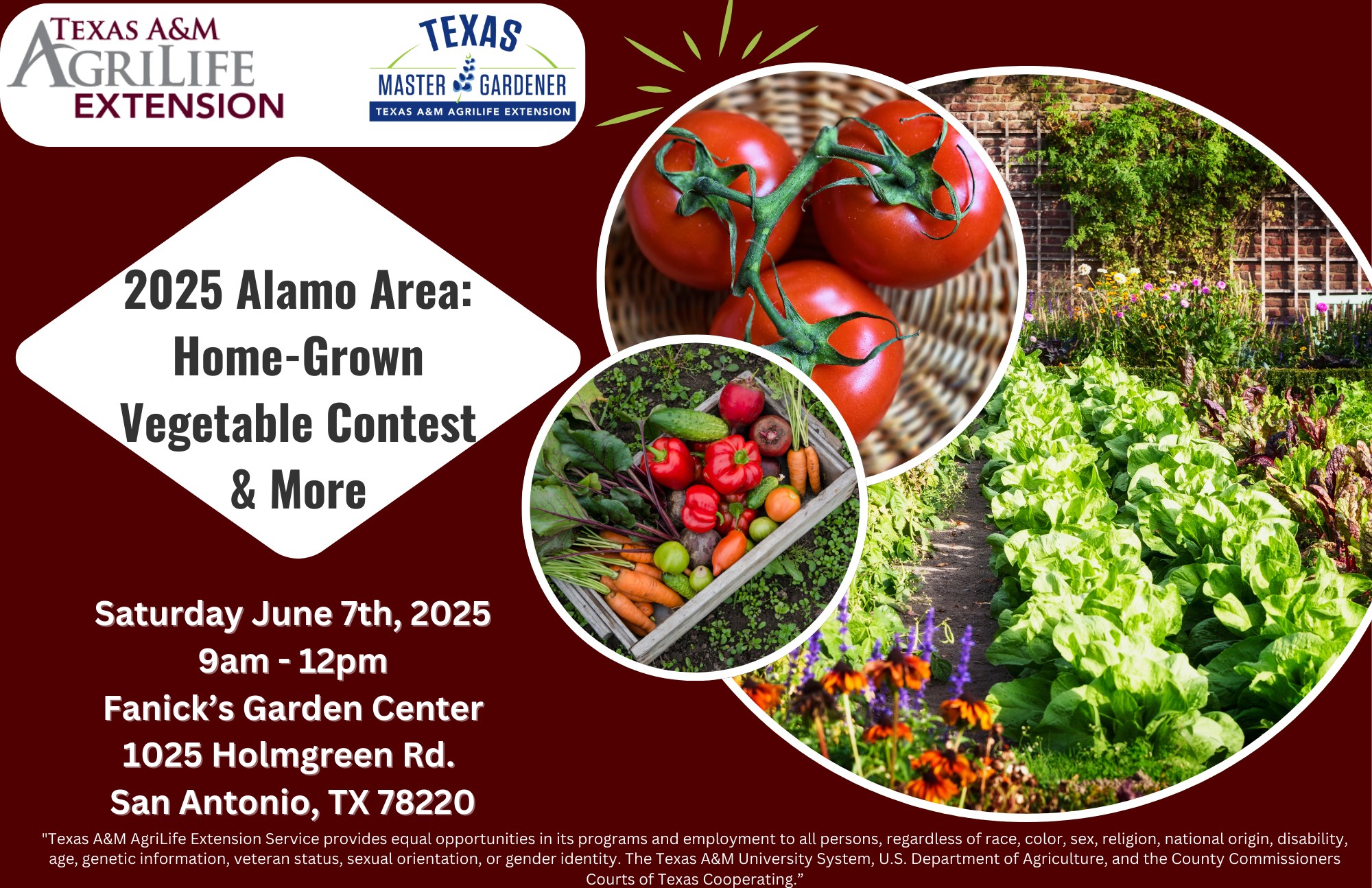 Alamo Area Garden Vegetable Contest